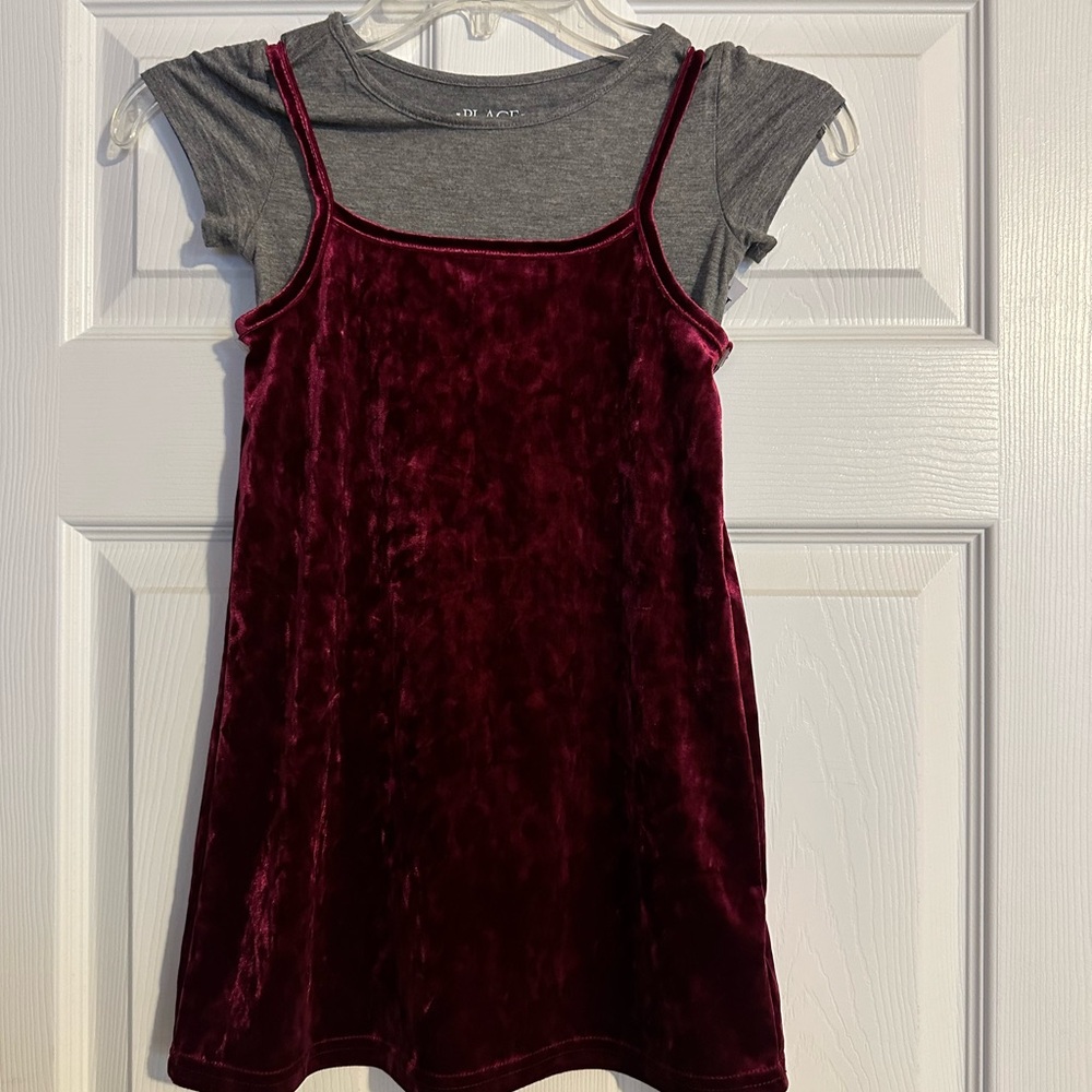 NEW 2 pcs (dress and short sleeve shirt) set